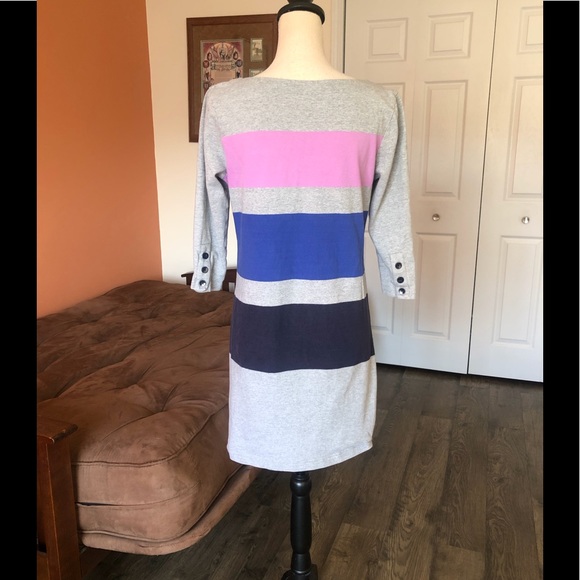 GAP gray scoop neck color block dress - Picture 5 of 6